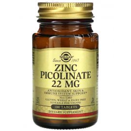 Solgar Zinc Picolinate 22 мг